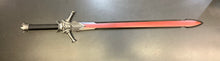 Load image into Gallery viewer, Foam Fantasy Sword w/ Red Blade &amp; Pewter Skull Hilt
