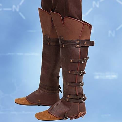 Ezio all leather boot spats