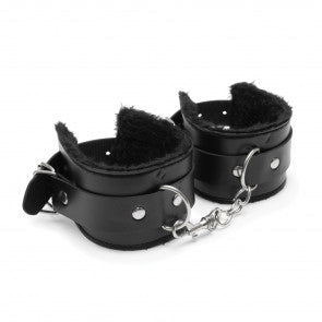 Furry Handcuffs Black
