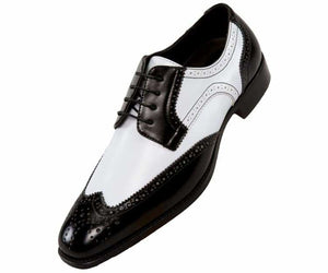 Men's Black and White Spectator