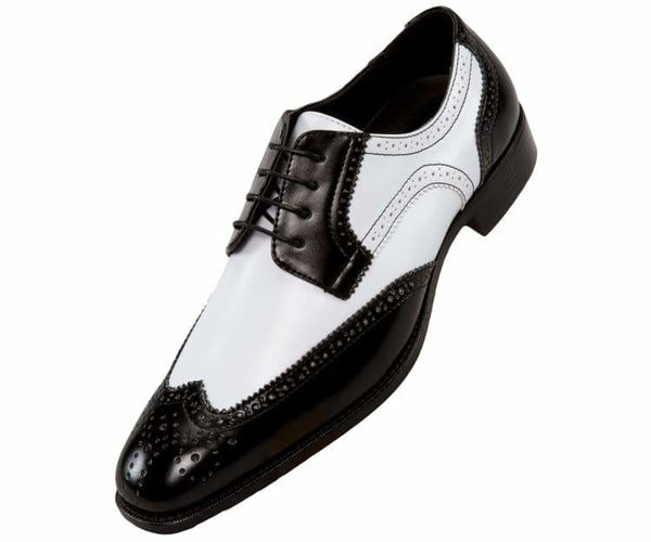 Men's Black and White Spectator