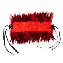 Load image into Gallery viewer, Feather Choker in Black or Red
